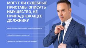 Опись имущества судебными приставами: процедура и последствия в Экспедиция
