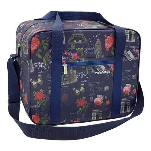 Дорожная сумка Pobedabags Париж разноцветная 36 x 30 x 27 см в Экспедиция