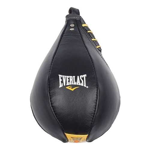 Боксерская груша Everlast Cow Leather черно-желтая в Экспедиция