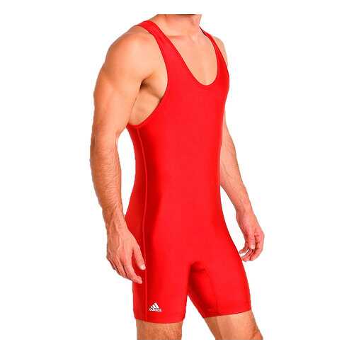 Трико борцовское Adidas Wrestling Solid Singlet красное 3XL в Экспедиция