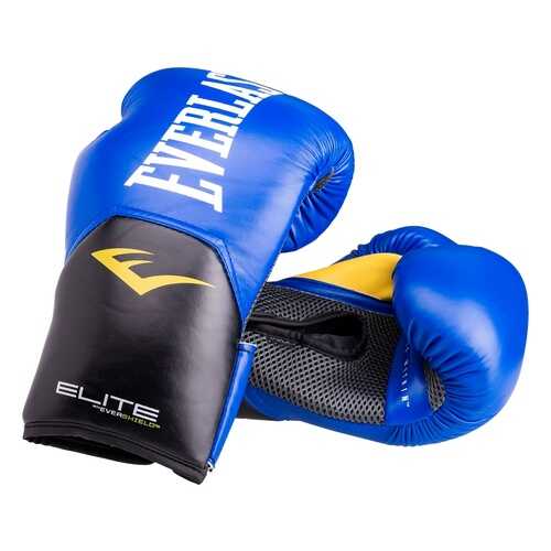 Боксерские перчатки Everlast Elite ProStyle синие 10 унций в Экспедиция