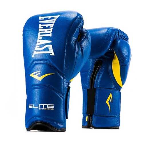 Боксерские перчатки тренировочные Everlast Elite Pro синие 16 унций в Экспедиция