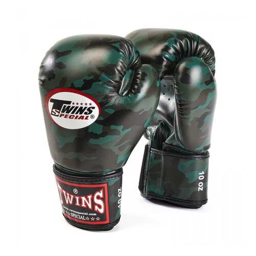 Боксерские перчатки Twins FBGVS3-ML FANCY BOXING GLOVES темно-зеленые в Экспедиция