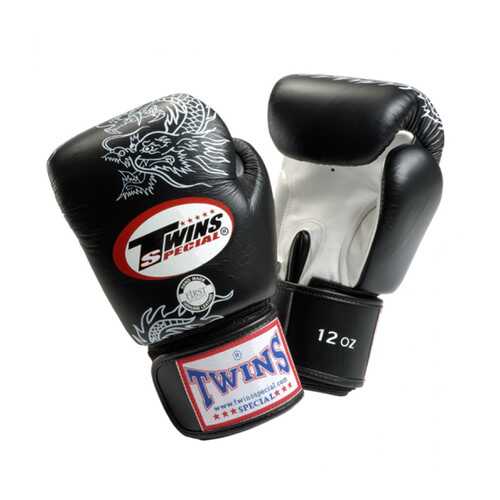 Боксерские перчатки Twins Special FBGVL3-6 FANCY BOXING GLOVES черно-серебряные в Экспедиция