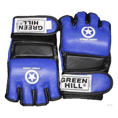 Перчатки для MMA Green Hill Combat Sambo MMR-0027CS, к/з, синие (L) в Экспедиция