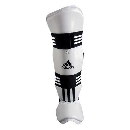 Защита голени и стопы Adidas для тхэквондо WTF Shin Instap Pad Protector белая XL в Экспедиция