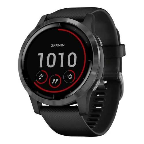 Спортивные наручные часы Garmin Vivoactive 4S Black/Slate в Экспедиция