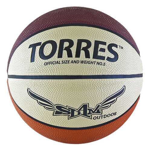Баскетбольный мяч Torres Slam B00065 №5 brown/white в Экспедиция