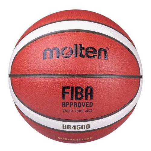 Мяч баскетбольный Molten BG4500, 7, коричневый, профессиональный, клееный в Экспедиция
