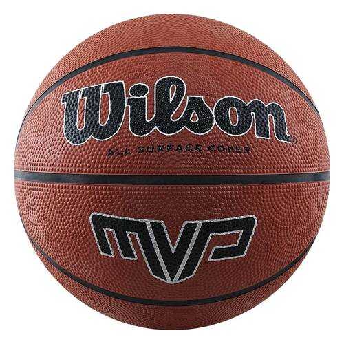 Мяч баскетбольный Wilson MVP WTB1419, 7, коричневый, любительский, клееный в Экспедиция