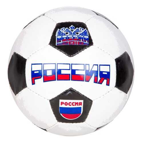 Футбольный мяч Minsa Россия №5 white/black в Экспедиция
