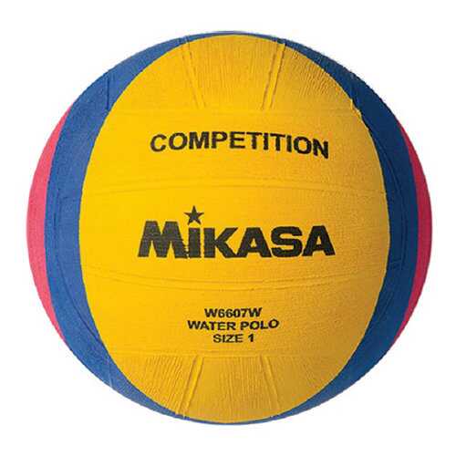 Мяч для водного поло Mikasa W6607W детский 1, желтый/розовый/синий в Экспедиция