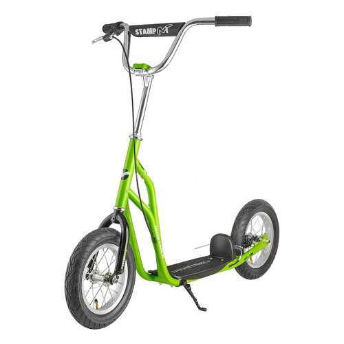 Самокат Novatrack Stamp №1 12STAMPN1.GN8 green в Экспедиция