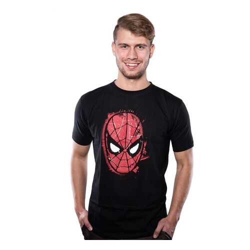 Футболка Good Loot Marvel Comics Spiderman Mask, черный, XS INT в Экспедиция