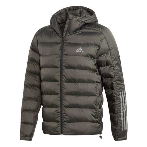 Куртка Adidas Itavic 3-Stripes 2.0 Padded Hooded FZ, legend earth/black, M в Экспедиция