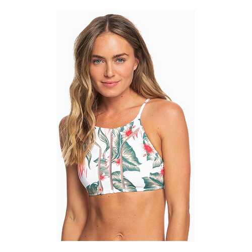 Верх купальника Roxy Dreaming Day ERJX303870, bright white tropical love sml, L в Экспедиция