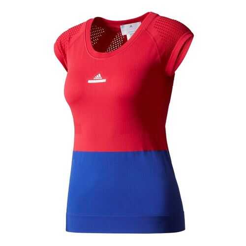 Футболка Adidas BQ3465, красный/синий, S INT в Экспедиция