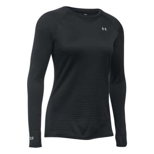 Лонгслив Under Armour Base 2.0 Crew LS W, 001 черный, SM в Экспедиция