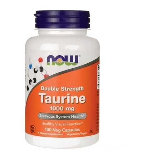 NOW Sports Double Strength Taurine 1000 100 капсул без вкуса в Экспедиция