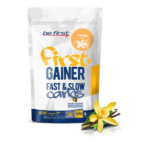 Гейнер Be First Gainer Fast & Slow Carbs 1000 г Vanilla в Экспедиция