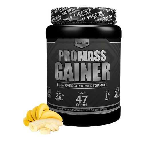 Гейнер Steel Power Nutrition Pro Mass Gainer 1500 г банан в Экспедиция