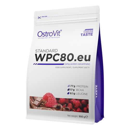 Ostrovit Standard WPC80.eu (900 г) (Шоколад-малина) в Экспедиция