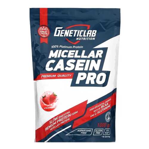 Протеин GeneticLab Nutrition Micellar Casein Pro 1000 г Strawberry в Экспедиция