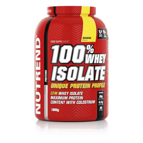 Протеин NUTREND 100% Whey Isolate (1.8 кг) банан в Экспедиция