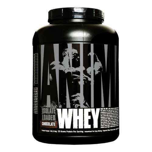 Протеин Universal Nutrition Animal Whey Isolate Loaded 2275 г Chocolate в Экспедиция