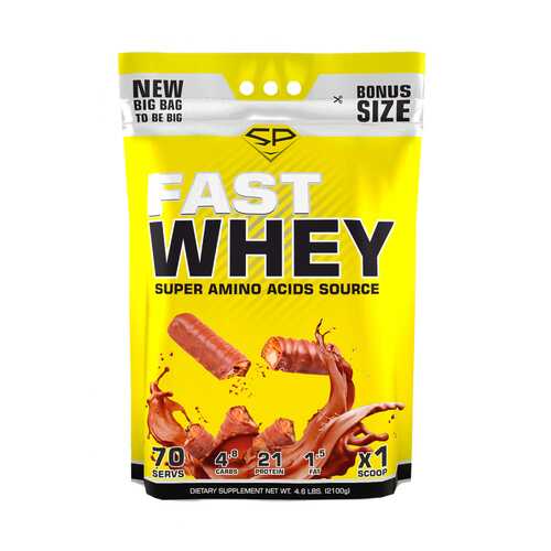 Сывороточный протеин Fast Whey, 2100 г, Твикс, SteelPower в Экспедиция