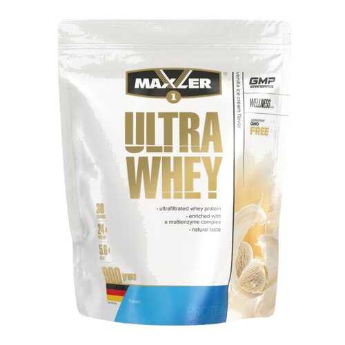 Сывороточный протеин MAXLER Ultra Whey 900 гр (Ваниль) в Экспедиция