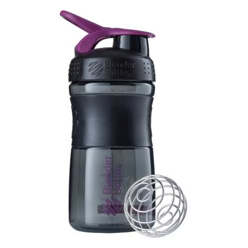 Шейкер BlenderBottle SportMixer 591 мл Black/Plum черный/сливовый в Экспедиция