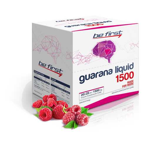 Guarana Liquid 1500 Be First, 20 ампул, малина в Экспедиция