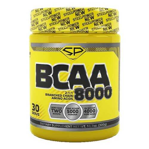 Напиток с аминокислотами BCAA 8000, вкус «Груша», 300 гр, STEELPOWER в Экспедиция