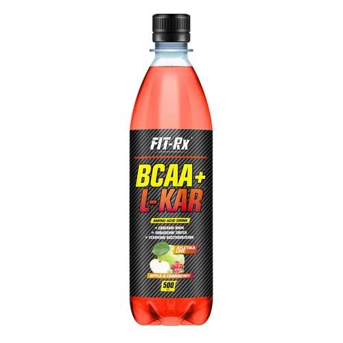 Напиток с BCAA и L-карнитином FIT-Rx Bcaa + L-kar 500 мл, яблоко/клюква в Экспедиция