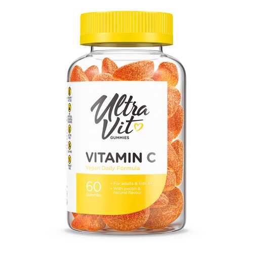 UltraVit Vitamin C Gummies, 60 таб, вкус: апельсин в Экспедиция