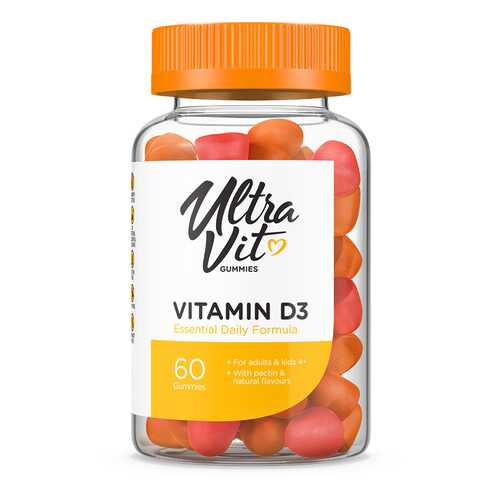 UltraVit Vitamin D3 Gummies, 60 таб в Экспедиция