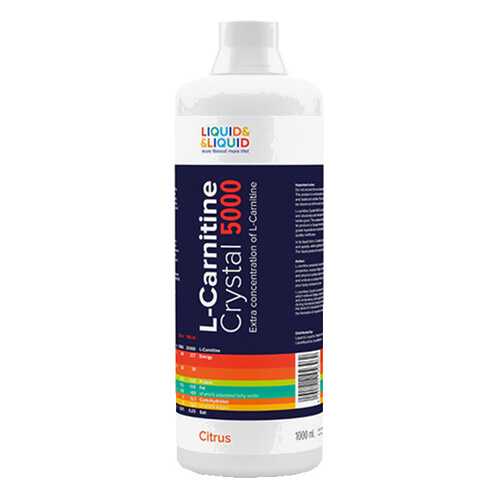 Liquid&Liquid L-Carnitine Crystal 5000, 1000 мл, Citrus в Экспедиция