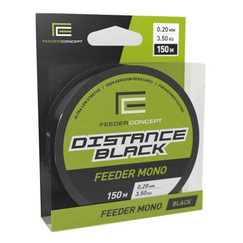 Леска монофильная Feeder Concept Distance Black 0,2 мм, 150 м, 3,5 кг в Экспедиция