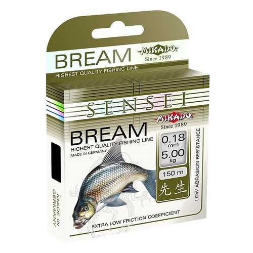 Леска монофильная Mikado Sensei Bream 0,24 мм, 150 м, 7,7 кг в Экспедиция