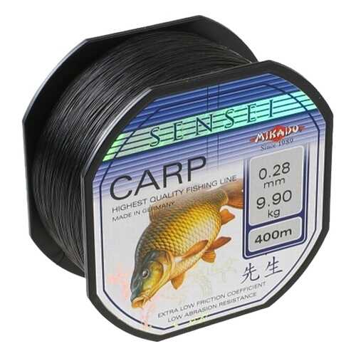 Леска монофильная Mikado Sensei Carp 0,28 мм, 400 м, 9,9 кг в Экспедиция