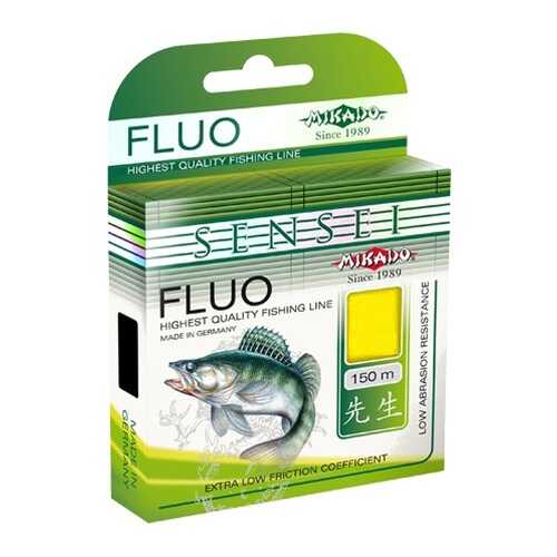 Леска монофильная Mikado Sensei Fluo 0,24 мм, 150 м, 8,1 кг в Экспедиция