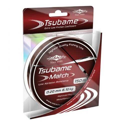 Леска монофильная Mikado Tsubame Match 0,2 мм, 150 м, 6,1 кг в Экспедиция