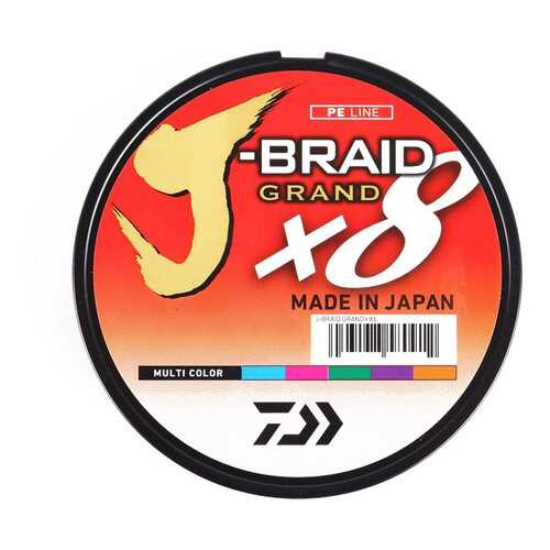 Леска плетеная J-BRAID GRAND X8 MULTICOLOR 150m в Экспедиция