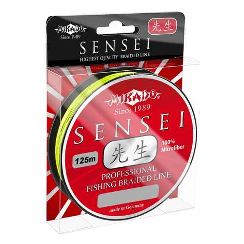 Леска плетеная Mikado Sensei Fluo 0,1 мм, 10 м, 7,3 кг в Экспедиция