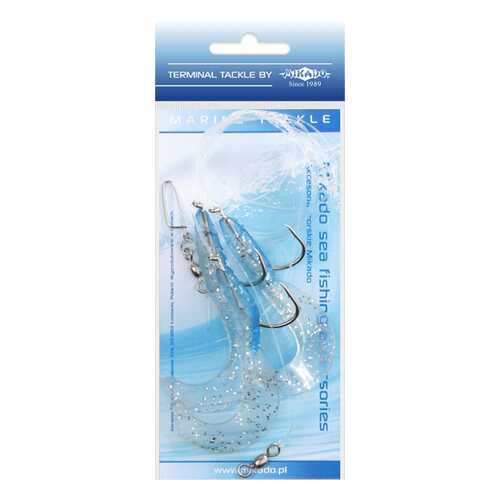 Поводоки для морской ловли Mikado Treble Pilk Twist Rig 6,5 см, крючки №4/0 в Экспедиция