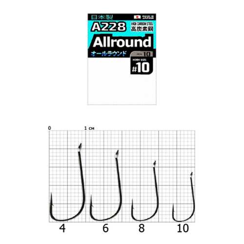 Рыболовные крючки Cobra Pro Aiiround A228 №6, 7 шт. в Экспедиция