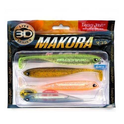 LUCKY JOHN Виброхвосты Lj 3D Series Makora Shad Tail 5.0In (12,70)/mix1 4Шт. в Экспедиция