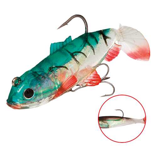 Виброхвост оснащенный Mikado Crystal Fish WXH-63 10 см, 49, 2 шт. в Экспедиция