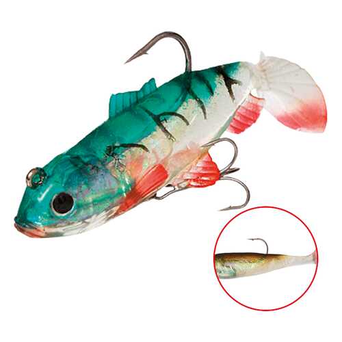 Виброхвост оснащенный Mikado Crystal Fish WXH-63 10 см, 69, 2 шт. в Экспедиция